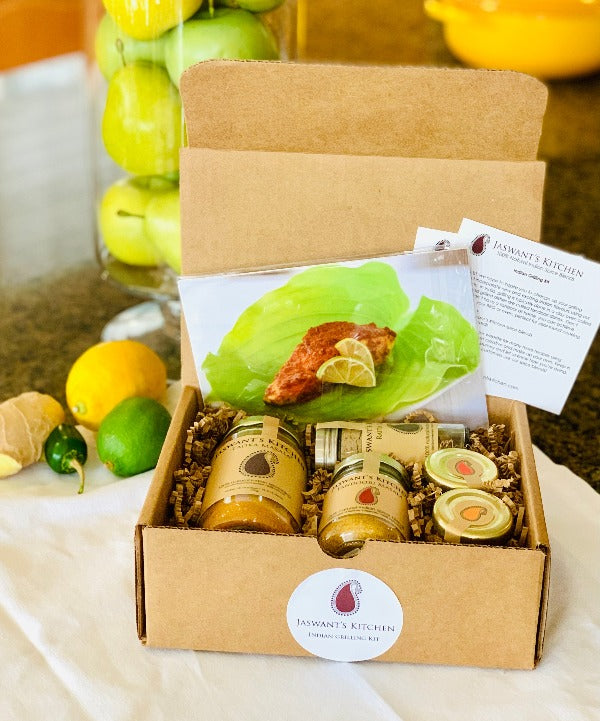 5 spice blends and recipe cards to help make Indian grilling so easy and tasty.  Perfect as a gift  all year round.  With this kit you can  flavour sides, dips and drinks as well.