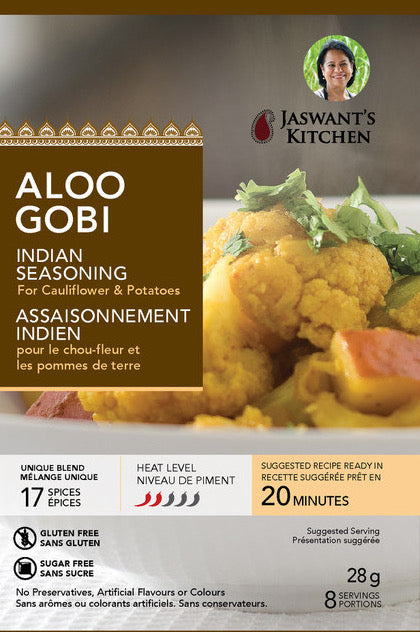 Jaswant's Kitchen Aloo Gobi Seasoning Pouch