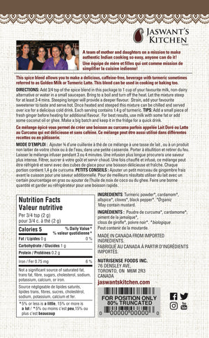 Organic Turmeric Latte Spice Blend