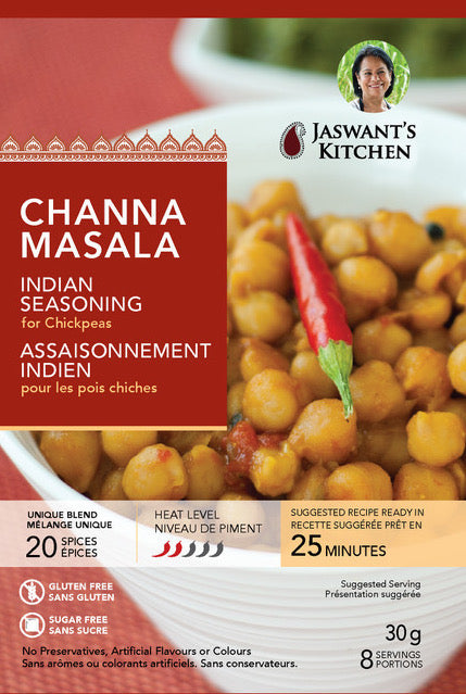Jaswant's Kitchen Channa Masala Seasoning